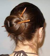 Bun Variation Chopstick Bun Hair Styles Make Asian Hair Ponytail Hairstyles Hair Sticks Bun Cant Asian Hair Bun Hairstyles Chopstick Hair