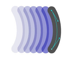 The shape tween in flash can be used to transform shapes with ease. Advicy Questions Answers