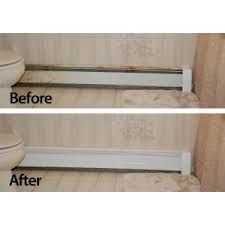 It's an inexpensive solution for covering your radiator and looks great. Neatheat 30 07 Original Series 6 Ft Hot Water Hydronic Baseboard Cover Not For Electric Baseboard Neatheat6 The Home Depot Baseboard Heater Hydronic Baseboard Baseboard Heater Covers