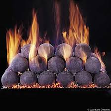 Birch Logs For Gas Fireplace Rasmussen Fireball Uniform Refractory Ceramic Set Fire Pit Ball Gas Firepit Gas Fireplace Logs
