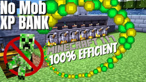 New simple 1 16 gold and xp farm tutorial in minecraft bedrock mcpe xbox ps4 switch windows10. Minecraft Xp Bank 100 Efficient Xp Bank For Minecraft Survival 1 17 Easy Xp Farm In Minecraft Youtube