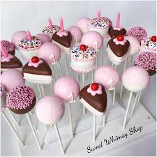 Beautiful Happy Birthday Cake Images For Her Party With Images Cake Pop Displays Cake Pops Birthday Cake Pops