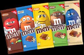 M M S Lance Ses Tablettes De Chocolat Sur Le Biscuiterie Confiserie Petit Dejeuner
