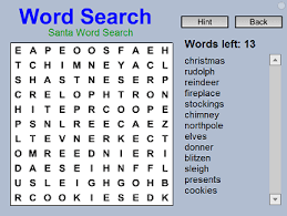 Remember your childhood days when simple word puzzle games were all the rage? Santa Word Search Free Brain Game