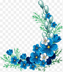 Focus is on the flowers, the sea is slightly out of focuse and it may be used as copy space. Fiore Blu Png Pngegg
