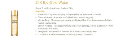 A host of benefits promised by the brand and coming with it adequate product information, ingredients and how to apply. Bio Essence 24k Bio Gold Water Hidden Harmony World