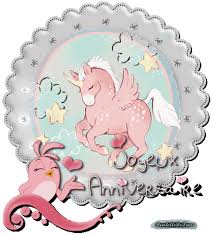 Un sourire fait toujours plaisir cette carte vous souhaite de bien démarrer la journée, avec une bonne tasse de café fumante. Gif Happy Birthday Joyeux Anniversaire Unicorn Licorne Les Gifs Animes De Dentelledelune