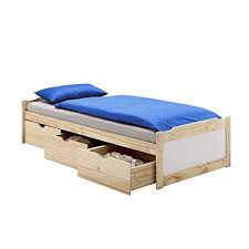 Massivholzbetten aus kiefer kaufen sie günstig auf wohnen.de ⭐ kostenloser versand & retoure ✅ große auswahl ⭐ kauf auf rechnung und raten. Idimex Holzbett Einzelbett Bett Flims Kiefer Massiv Weiss Lackiert 100 X 200 Cm B X L Kinderzimmer Baskapvc Betten