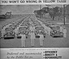 Image result for Taxi Cab Federal Yellow 1956 Fleet