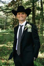 Cowboy Wedding Groom Attire Cowboy Wedding Black Cowboy Hat Groom Wedding Attire