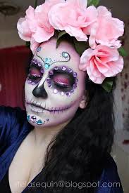 Sugar Skull-Stela Sequin makeup