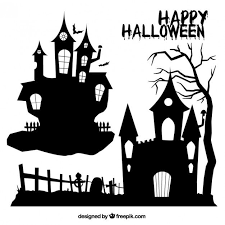 Halloween Houses Halloween House Halloween Silhouettes Halloween Haunted Houses