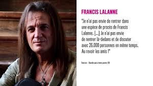 C8 the singer was was tired but combative, in a conspiracy number without a net. Non Stop People Tpmp Francis Lalanne En Colere Il Quitte Le Plateau Flipboard