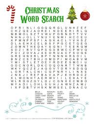 It will fit perfectly on a single sheet of 8.5 x 11 paper. Printable Christmas Word Search For Kids Adults Happiness Is Homemade
