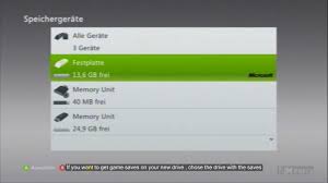 How To Use Xbox 360 Usb Stick Flash Drive Storage As Memory Unit De Youtube