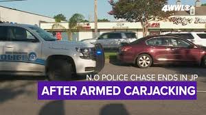 The carjacking was caught on surveillance. New Orleans Carjacking Sets Off A Police Chase Into Jp Youtube