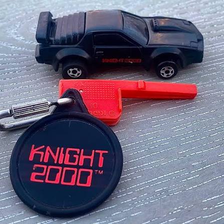 Who had Burnin' Key Cars by Kidco? These were so much fun growing up. Heck  they are fun now! These are my Magnum PI Ferrari and Knight Rider KITT  #vintagecars #oldschool #flashback #