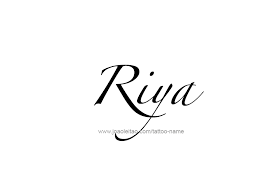 Riya Name Tattoo Designs Name Tattoo Designs Name Tattoos Name Tattoo