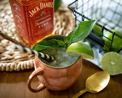 Lime juice fresh lime wheel for garnish; How To Make A Damn Good Cinnamon Whiskey Mule This Is Mel Drake