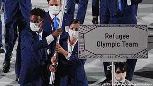 At the opening ceremony of the 2016 olympic games in rio de janeiro, the first ioc refugee olympic team marched behind the flag not of a nation but of the olympics themselves. Syrian Swimmer Yusra Mardini Provides Message Of Hope At Olympics Sports German Football And Major International Sports News Dw 25 07 2021