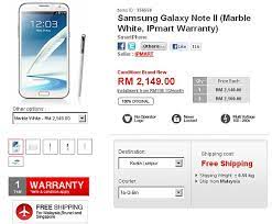 Samsung malaysia price & specs. Early Samsung Galaxy Note Ii Stocks From Local Retailers Soyacincau Com