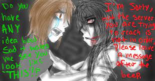 If you came here from a link, please go back and make the right link for one of the villains listed below. Brothers Quarrel Dead And Back Again Jeff The Killer X Female Oc X Homicidal Liu