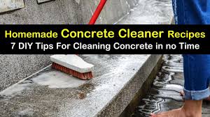 If a power wash doesn't remove all the dirt and oil, do an acid wash as well.4 x expert source melissa & michael gabso remodel & redesign experts expert interview. Homemade Concrete Cleaner Recipes 7 Diy Tips For Cleaning Concrete In No Time
