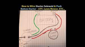 Check spelling or type a new query. How To Wire Starter Button And Solenoid To An Atv 3 Wheeler 4 Wheeler Youtube