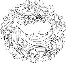 Et contribuent également à améliorer l'humeur, à dynamiser et à soulager le stress. Coloriage Mandala Animaux Marins A Imprimer