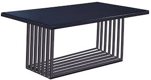 We have tons of stainless steel dining tables so that you can find what you are looking for this season. Casa Padrino Luxury Dining Table Silver Black 200 X 100 X H 77 Cm Rectangular Stainless Steel Kitchen Table With Glass Top Luxury Dining Room Furniture