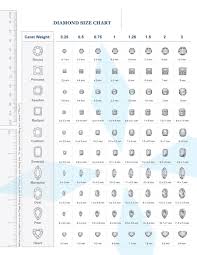 29 Printable Diamond Size Charts Diamond Color Charts