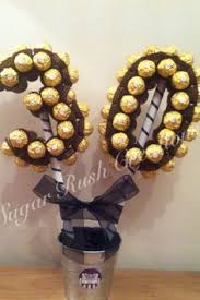 Small Number 30 In Ferrero Rocher Geschenke Basteln Geburtstag Geschenkkorbe Selbstgemachte Geschenke