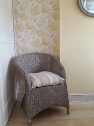 Rejenerate Painted Wicker Chair Annie Sloan Chalk Paint French Linen Dry Brushed With Old White Wicker Bedroom Wicker Headboard Wicker Furniture