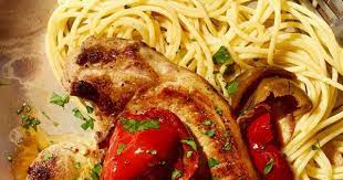 Pork Chops In Cherry Pepper Sauce Recipe Recipe In 2021 Stuffed Peppers Pepper Sauce Recipe Pork Chops