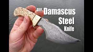 How To Make A Damascus Steel Knife Youtube