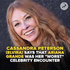 So, there's a TikTok going around where Elvira (real name Cassandra  Peterson, for those not in the know) is asked about her worst celebrity  encounter at one of the recent “Yours Cruelly,