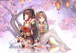 How long has cherry blossoms dating been in business? Hd Wallpaper Anime Anime Girls Cherry Blossom Japanese Clothes Manga Wallpaper Flare