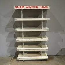 Used in various ways on the back of the till, a corner of the window, on the display case and on coin operated cigarette machines. Vintage Camel Winston Salem Cigarette Display Shelf Home Decor Closeout K Bid