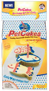 Fish birthday cake for cat. Petcakes Cat Birthday Cake Kit 859989002778 Diy Healthy Frosted 3 Small Fish Pet Cake 3 5 X 1 5 X 1 Buy Online In Kuwait At Desertcart Com Kw Productid 70011556