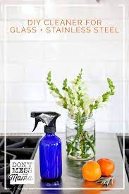 Diy Glass Cleaner And Stainless Steel Cleaner Stainless Steel Cleaner Diy Glass Cleaner Glass Cleaner Recipe