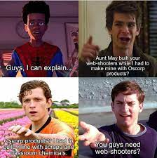 The True Spidey Doesn T Need Web Shooter 9gag