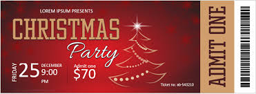 Every 25th december, millions of people celebrate christmas. Christmas Party Ticket Templates For Ms Word Word Excel Templates