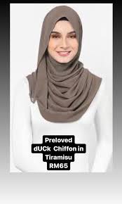 Mascarpone cheese 150 gr sugar 35 gr vanilla extract 1/4 ts leaf gelatin 4 gr whipping cream 120 gr 2 chiffon cake sheet coffe syrup. Duck Chiffon In Tiramisu Muslimah Fashion Scarves On Carousell