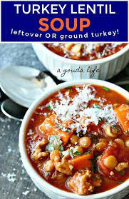 Turkey Lentil Soup Turkey Lentil Soup Lentil Soup Recipes Ground Turkey Soup
