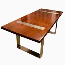 Dining Table Modern Walnut Dining Tables Rectangular Glossy Top Slab Wooden Dining Table Walnut Dining Table Dining