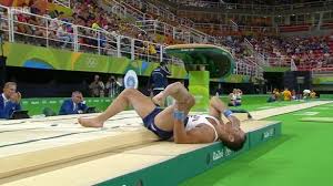 (afp) recovering from a very serious injury does not make you a hero: French Gymnast Suffers Traumatic Injury During Vault Pass