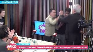 O comentarista tomé abduch ficou ofendido ao ser chamado de chorão por andré marinho e partiu para cima do comediante, que revidou. Jornalistas Augusto Nunes E Glenn Greenwald Brigam Ao Vivo No Programa Panico Super Radio Tupi