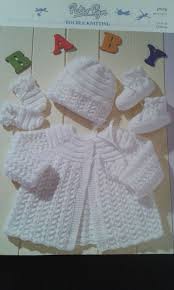 Peter Pan Classic Baby Collection In White 9 Dk Designs Book 276 7 00 With Images Baby Knitting Patterns Free Sweater Crochet Pattern Baby Knitting