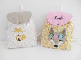 Custom Fox Child Backpack Child Customizable Bag Girl S Bag Birth Gift Christmas Embroidered For Nursery Kindergarten Girls Bags Kids Backpacks Bags