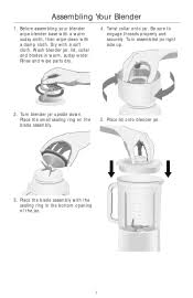 kitchenaid blender parts ksb50b3